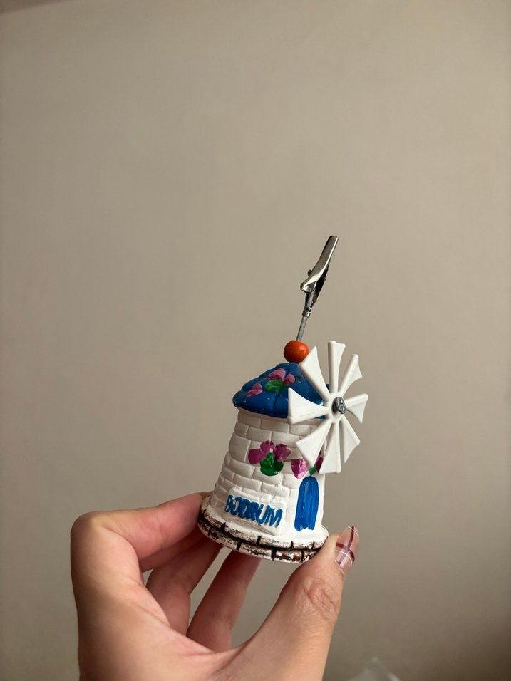 Bodrum yel değirmeni kağıt tutacağı - Görsel 2