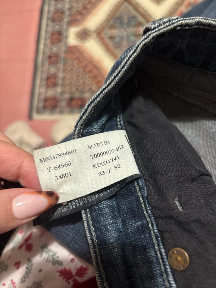 Mavi jeans martin kot pantolon 33/32. - Görsel 4