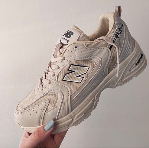 38 Beden New balance bej spor ayakkabı