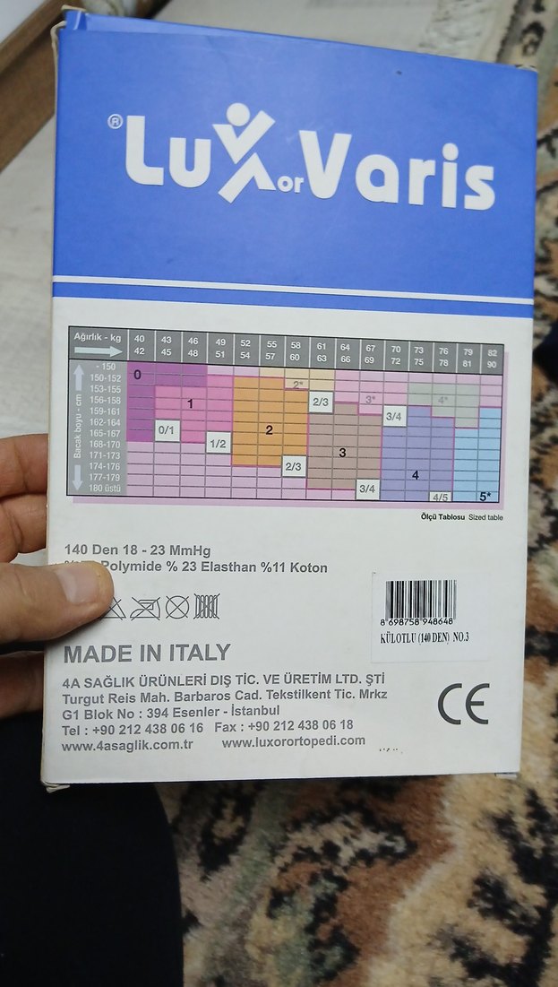 varıs kulotlu corap - Görsel 5