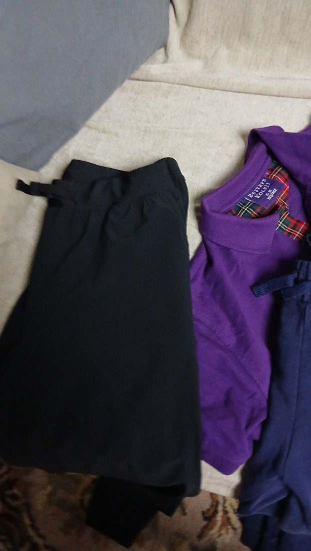 Mor Fermuarlı Sweatshirt ve Eşofman Altı - Görsel 2