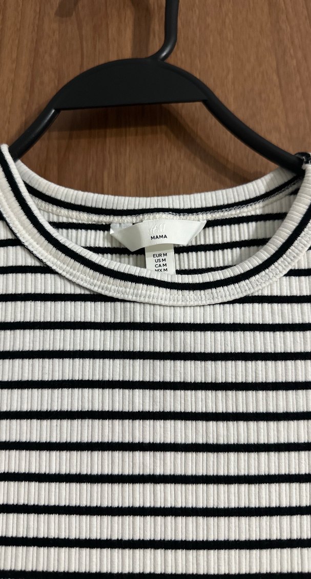 Çizgili, Kısa Kollu Uzun Elbise - Görsel 3