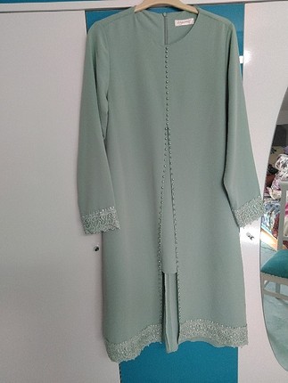 mint yeşili şık tunik