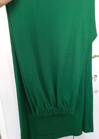 Yeşil kendinden çizgili 3 lü takım - Görsel 4