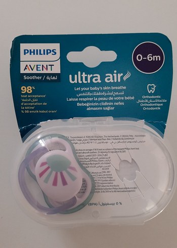 Philips Avent Ultra Air Emzik 0-6 ve 6-18 Ay Pembe - Görsel 2