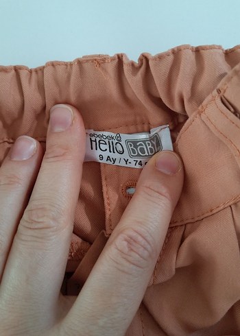 Rengi çok güzel yavruağzı kız bebek Pantolonu - Görsel 2