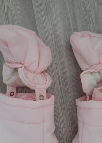 Pembe Bebek Kız Tulumu Fırfırlı - Görsel 5