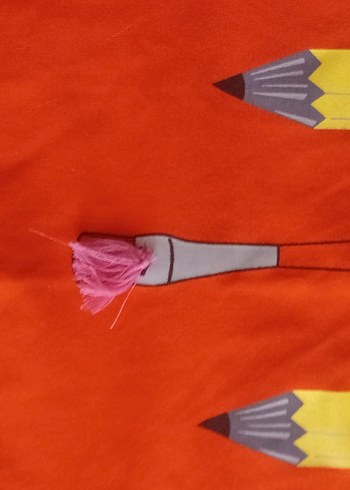 kırmızı kız çocuk tişört - Görsel 5