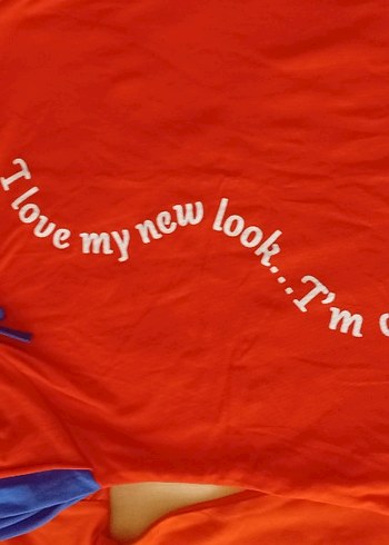 kırmızı kız çocuk tişört - Görsel 3