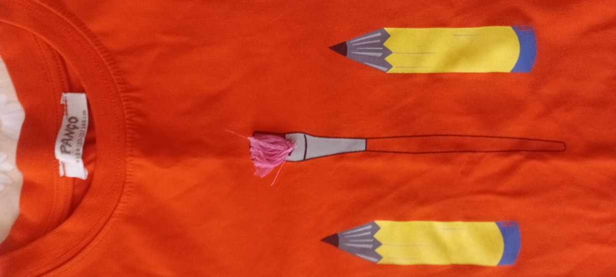 kırmızı kız çocuk tişört - Görsel 5