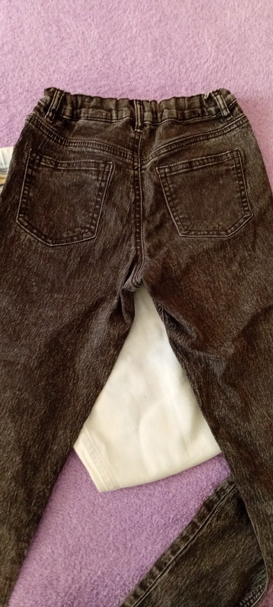 Fermuarlı füme kız çocuk Kot Pantolon - Görsel 5