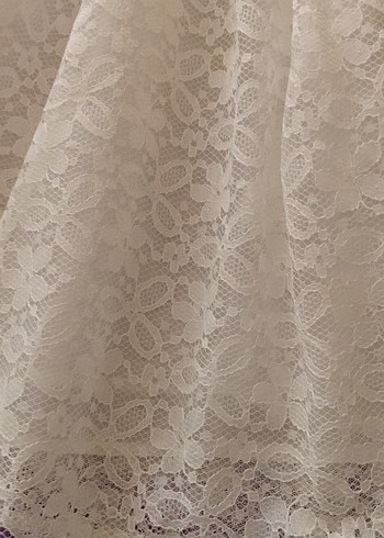 Kız Çocuk Beyaz Dantel Elbise - Görsel 6