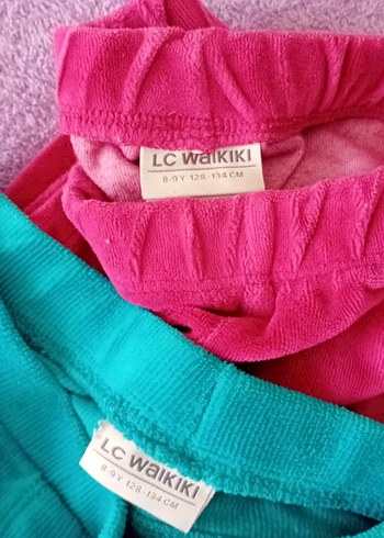 Pembe Düğmeli Kız Tayt - Görsel 4