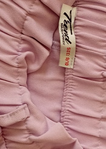 Kız Çocuk Siyah lila pantolon - Görsel 5