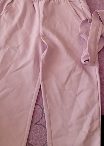 Kız Çocuk Siyah lila pantolon - Görsel 6