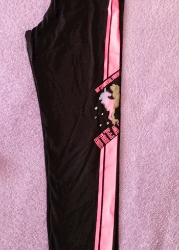 Kız Çocuk Siyah lila pantolon - Görsel 10