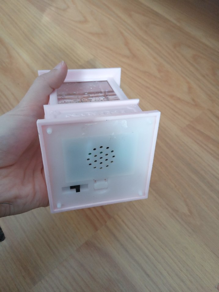 Pembe Figürlü Dekoratif ışıklı müzikli kar küresi - Görsel 4