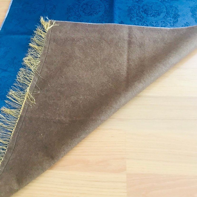 Nakışlı Mavi İsim seccade - Görsel 4