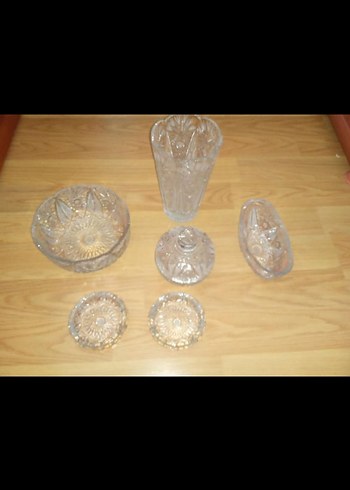 Kırmızı Cam Sofra Takımı - Görsel 5