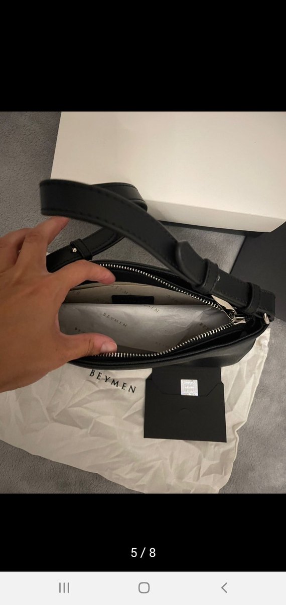 Beymen Siyah Deri Omuz Çantası - Görsel 5