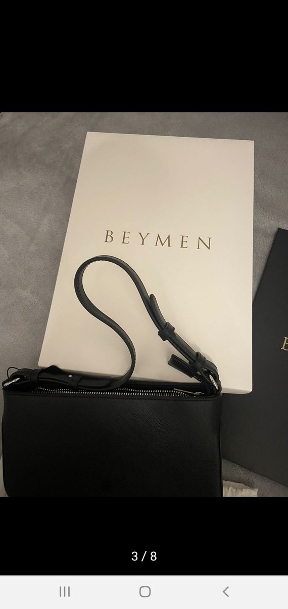 Beymen Siyah Deri Omuz Çantası - Görsel 2