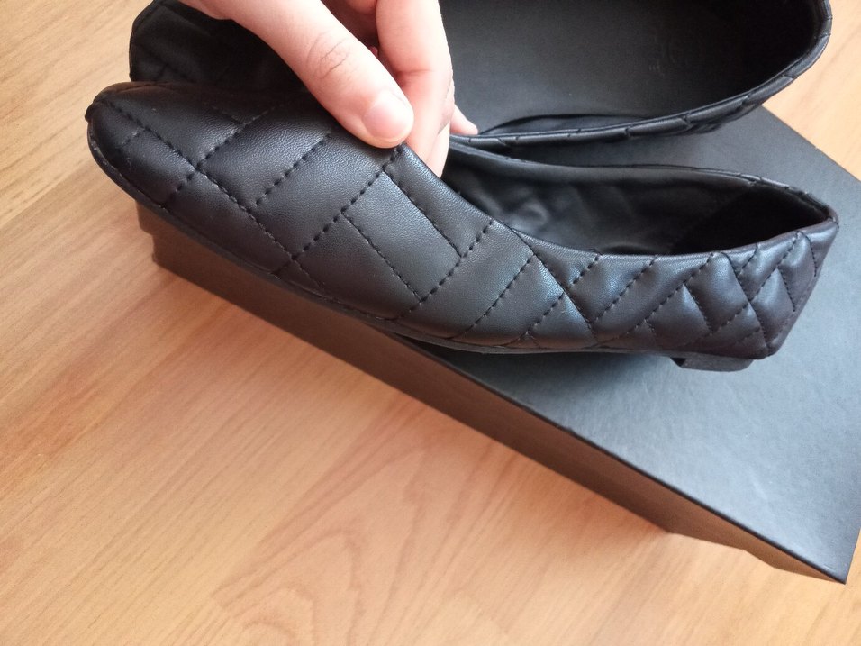 Siyah Kadın Günlük Topuklu Babet - Görsel 4