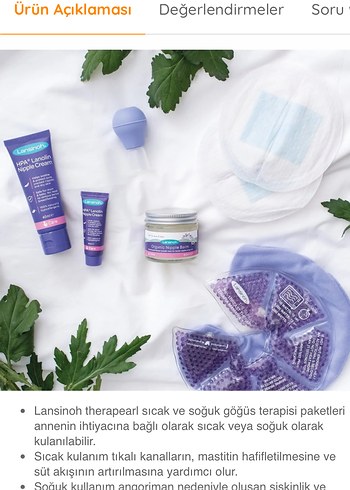 Lansinoh Sıcak & Soğuk Göğüs Terapisi Paketi - Görsel 6