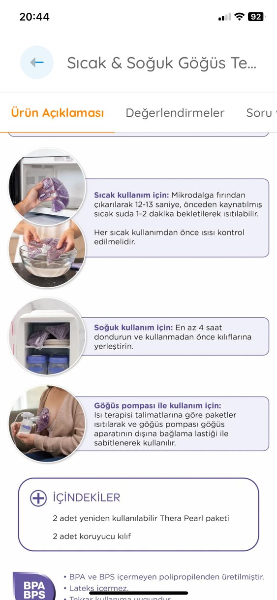 Lansinoh Sıcak & Soğuk Göğüs Terapisi Paketi - Görsel 5