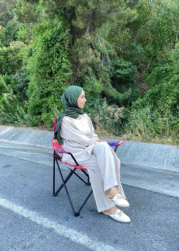 s Beden Camel Renkli Salaş Kadın Takım