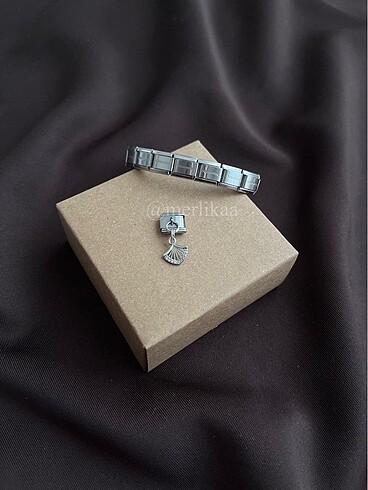 İtalyan Nomination bileklik+Taşlı Charm