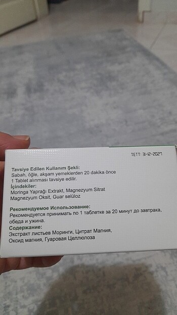 Diğer Vip moringa tablet gıda takviyesi
