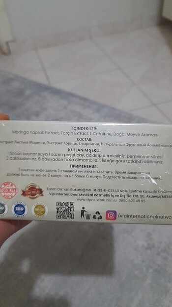 Diğer Vip bitkisel moringalı form çay