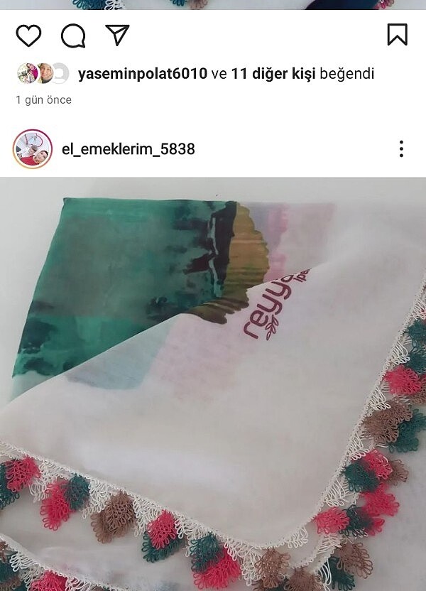 Igne oyası Reyyan cenk yazma  - Görsel 3