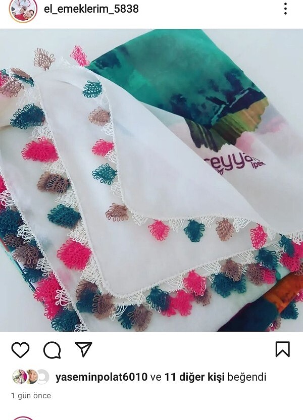 Igne oyası Reyyan cenk yazma  - Görsel 4