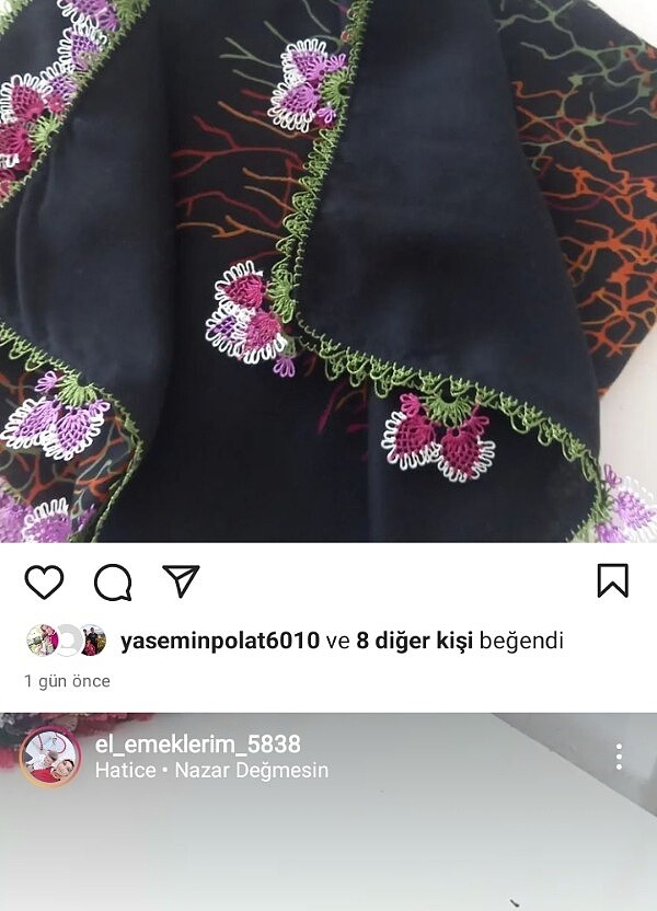 Igne oyası Reyyan cenk yazma  - Görsel 5