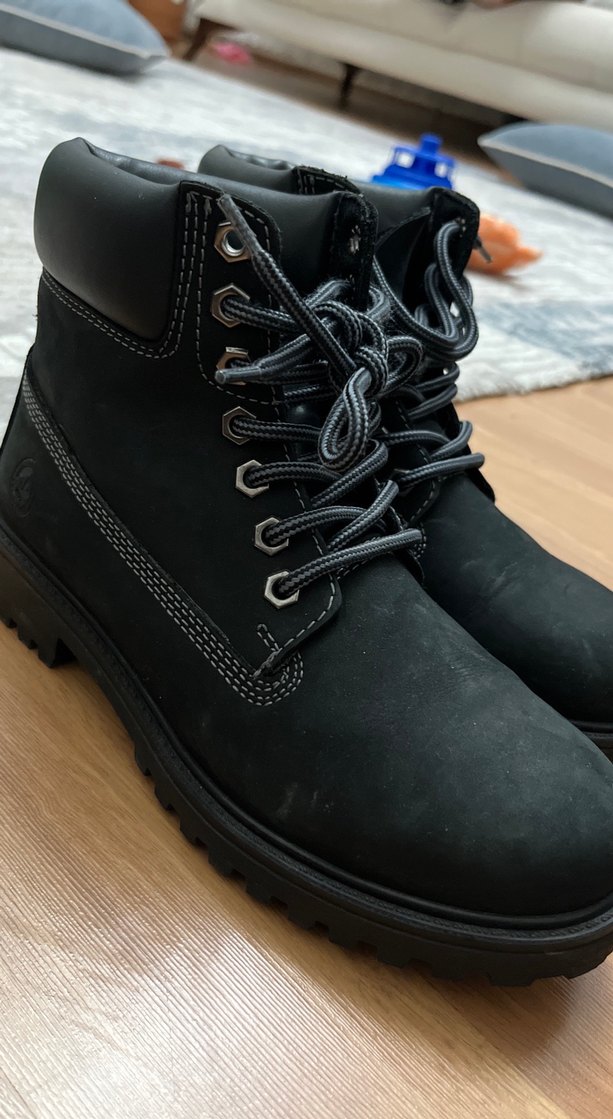 Siyah Erkek Kauçuk Bağcıklı Bot - Görsel 3