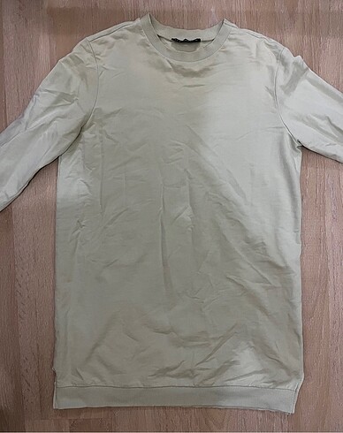 m Beden su yeşili basic tunik