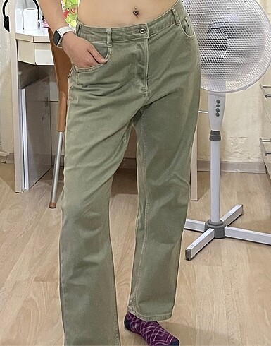 zara yeşil jean