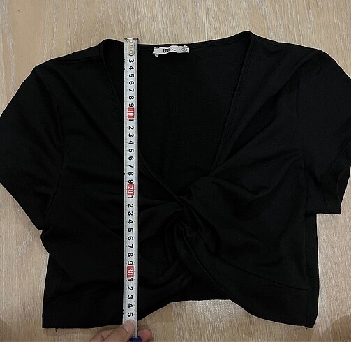 LTB siyah V yaka crop