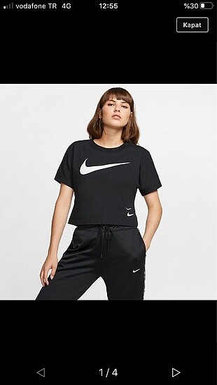 Sıfır etiketli orijinal nike tişört
