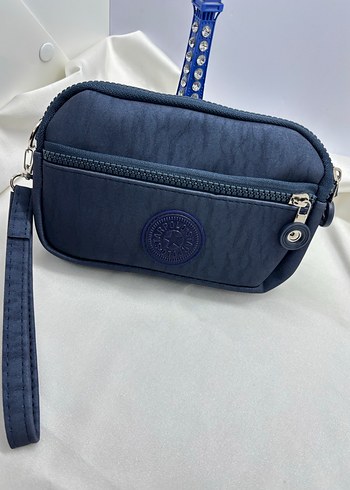 Kadın Mavi Fermuarlı Çapraz Çanta - Görsel 3