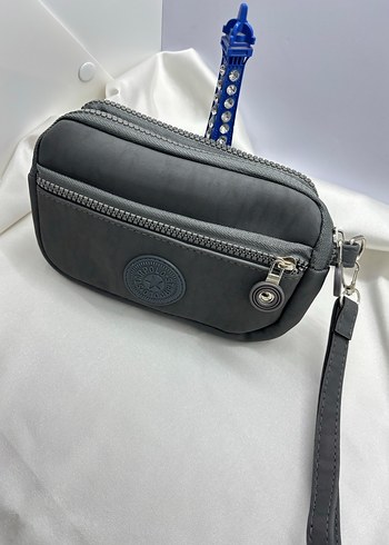 Gri Fermuarlı Kadın Çapraz Çanta - Görsel 3