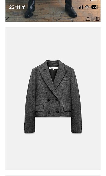 Zara yün blazer