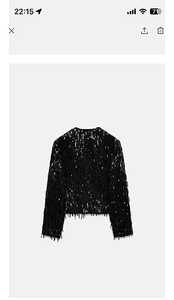 Zara Zara payet ceket