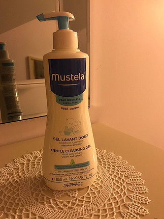 Mustela saç ve vücut şampuanı ürün 0 hiç açılmadı 