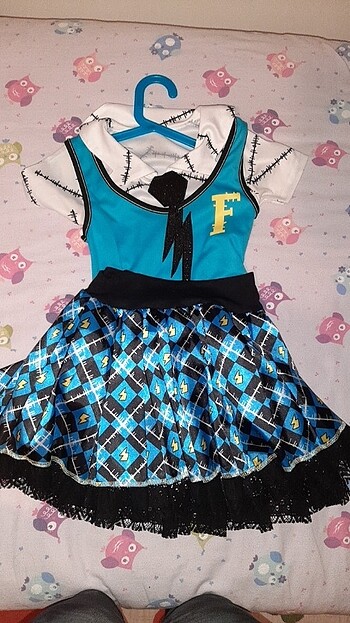 Monster High Monster High Frankie çocuk kostüm 7-9 yaş
