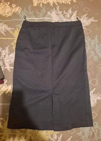 Adill Işık L beden, Lacivert Diz Altı Kalem Etek - Görsel 2