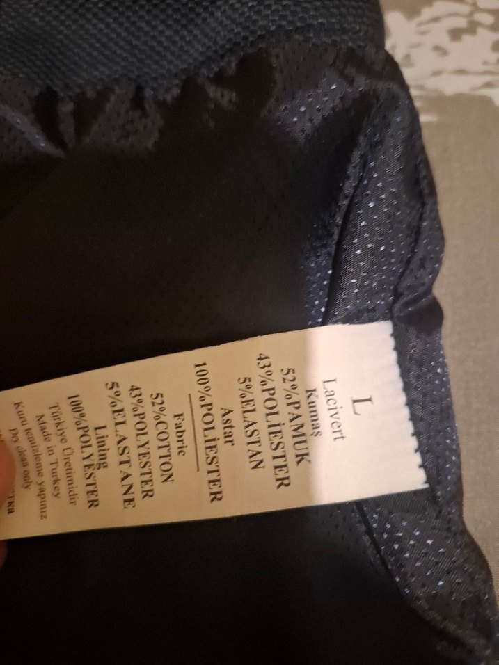 Adill Işık L beden, Lacivert Diz Altı Kalem Etek - Görsel 4