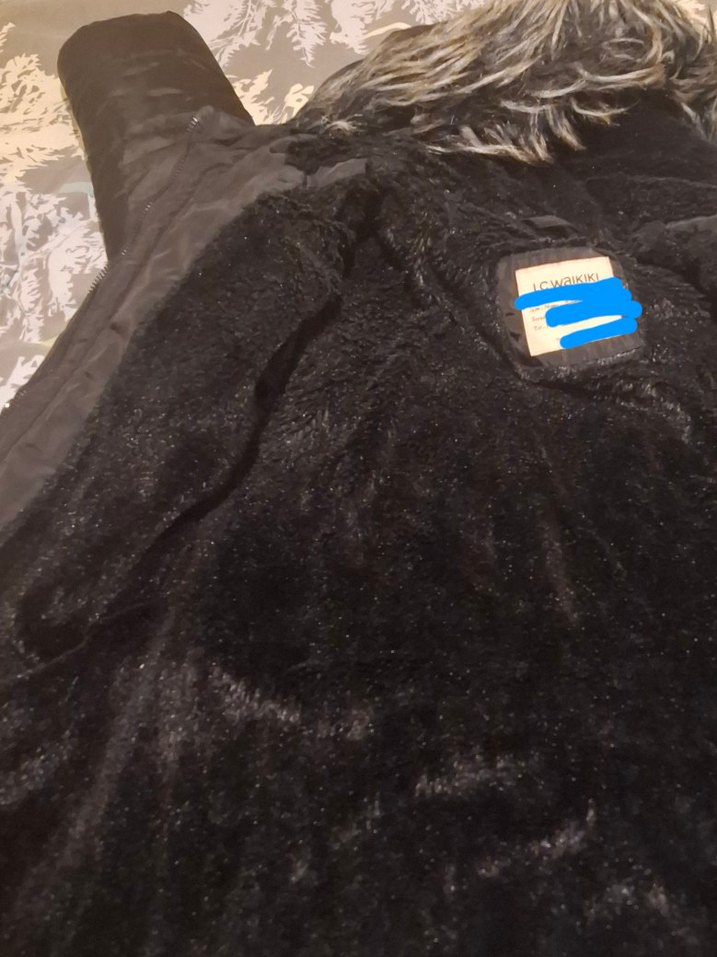 lcw 11-12 yaş Kışlık Mont Kürklü Kapüşonlu - Görsel 4