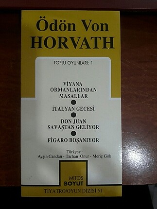 Tiyatro Oyun Dizisi- Ödön Von Horvath